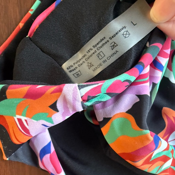 Floral Multicolor Bikini Bottom - Picture 2 of 3